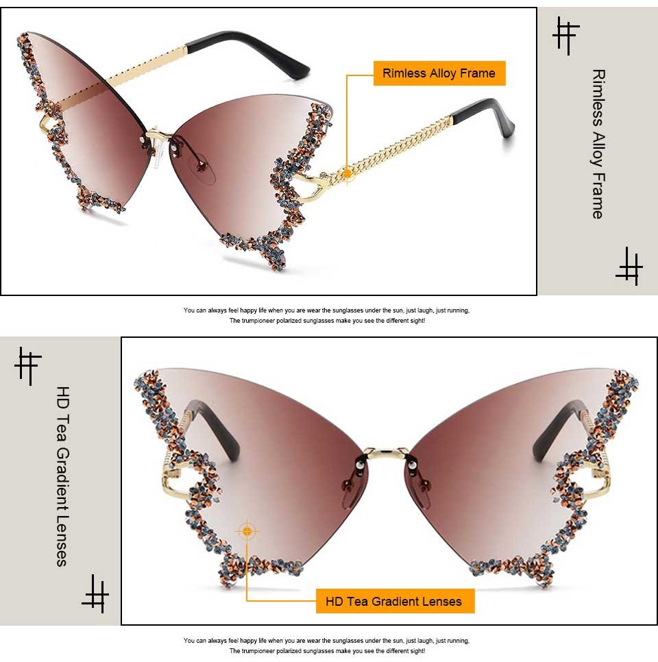 Big Butterfly Sunglasses