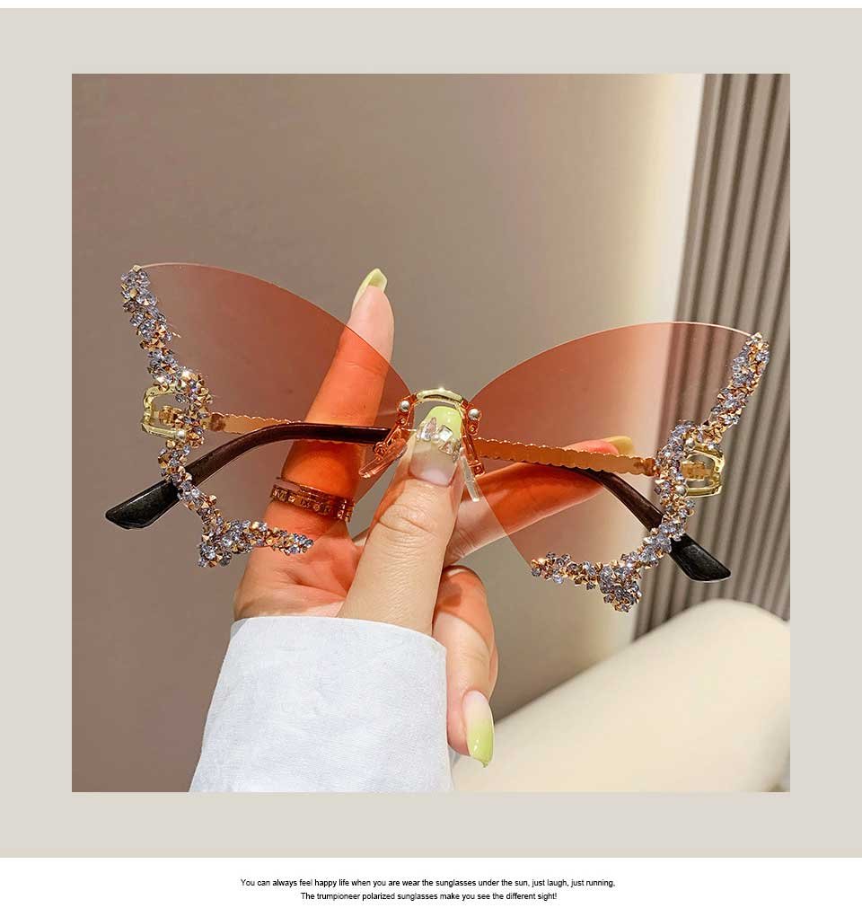 Butterfly Design Sunglasses