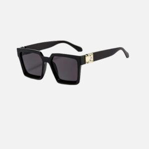 Black Square Designer Sunglasses