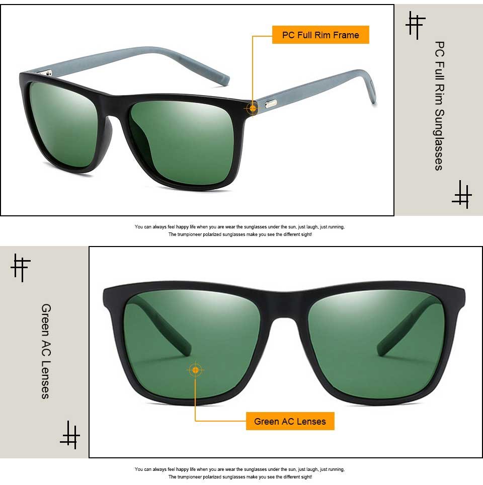 Vintage Green Sunglasses